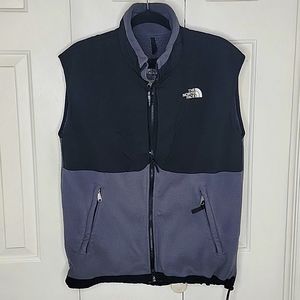The North Face Denali Fleece Vest Size Medium Gray and Black